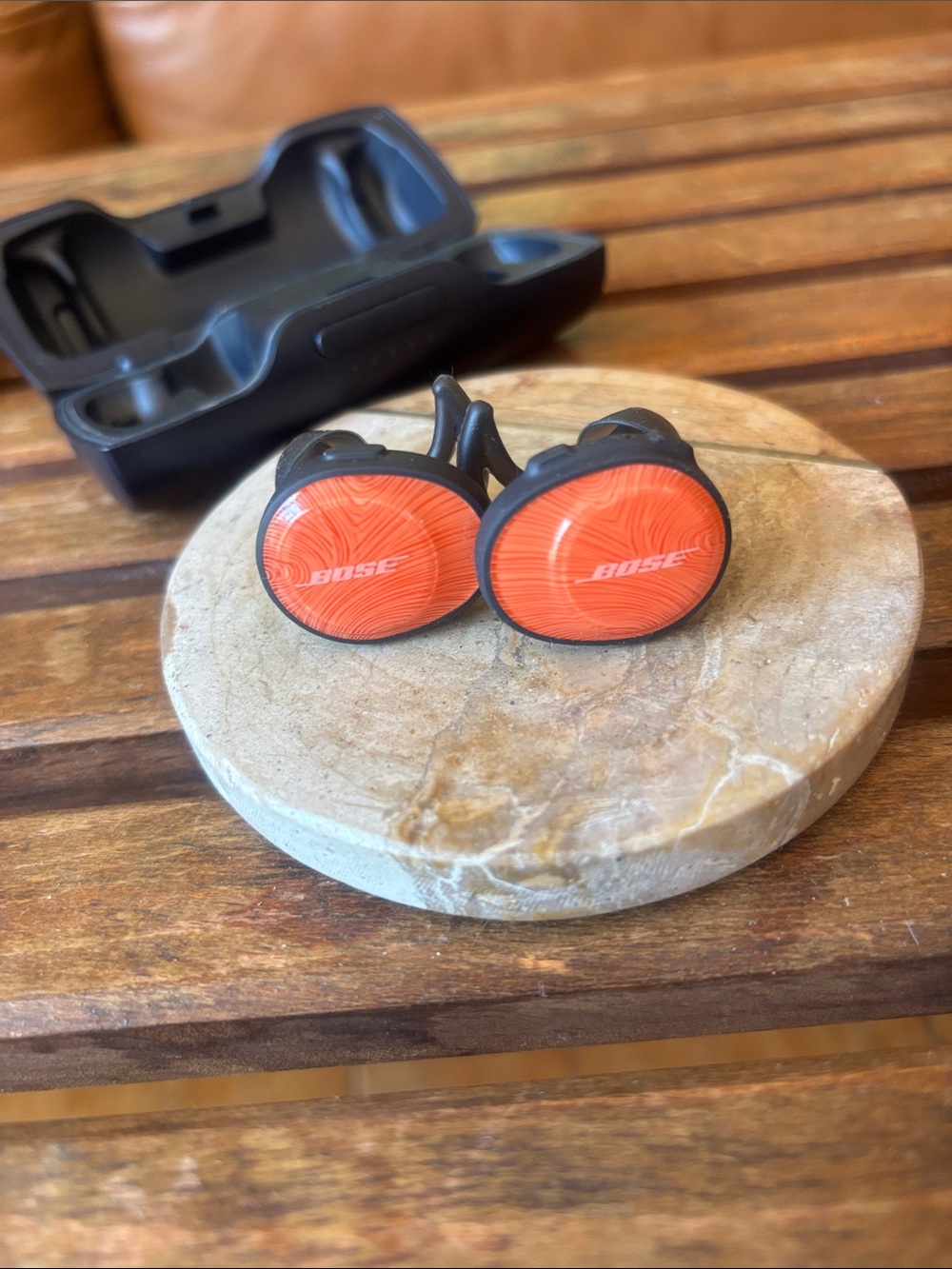Bose Wireless Earbuds orange